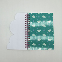 A6 Carnet à spirale en plastique licorne sirène extraterrestre personnalisé avec stratification brillante
