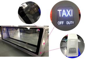 P4 Control remoto de doble cara a todo Color LED Sign Taxi Top Led pantalla coche techo publicidad impermeable Led <span class=keywords><strong>Display</strong></span> Panel - Product Image 6