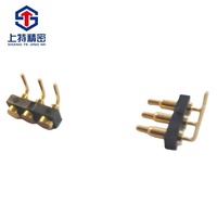 1X3PIN THT ou SMT différence de hauteur broche Pogo à ressort