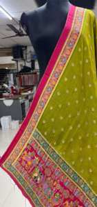 Qualité supérieure 100% Viscose Jacquard Dola Tissu Écologique Tricoté Robe Pogisan Imprimer pour Femmes Filles Vêtements En Gros - Product Image 4