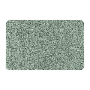 Tapis de salle de bain en microfibre rectangulaire, couleur unie, absorbant, antidérapant, pour usage domestique et toilettes - Product Image 1
