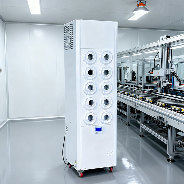 5HP Powerful Portable Floor Standing Automatic Air Conditioner R-410A Mobile Cooling Unit Industrial Stand Alone AC 380V