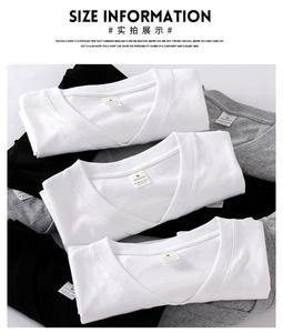 卸売 カスタムプリント カジュアル コットンTシャツ 通気性 防シワ オーバーサイズフィット ニット生地製 - Product Image 5