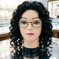 Tête de mannequin en PVC souple pour la fabrication de perruques, modèle réaliste de tête chauve pour la pratique du repiquage et la présentation de perruques Lace Front, avec pince