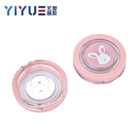 YIYUE 3D lapin année maquillage vide blush étui à poudre compact avec miroir