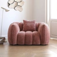 Canapé modulable de luxe en velours chenille style rétro français pour salon, hôtel, villa – Canapé de loisirs en cachemire, simplicité et élégance