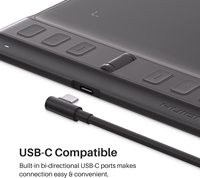 Huion H641P küçük boyutlu 6.3*3.9 inç iki renk siyah pembe dijital boyama kurulu çizim tableti