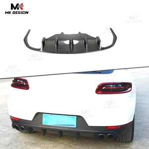 Chất Lượng Cao Sợi Carbon Thực Sự Khuếch Tán Phía Sau Bumper Lip Cơ Thể Bộ Dụng Cụ Cho Porsche Macan 2014 2022 Nâng Cấp Phụ Kiện Xe Hơi - Product Image 1