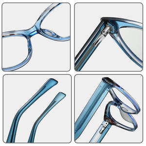 แว่นตา Cat Eye รุ่น 87308 กรอบ TR90 ป้องกันแสงสีฟ้า สำหรับผู้หญิง น้ำหนักเบา ทันสมัย ดีไซน์ทรงวงรี - Product Image 2