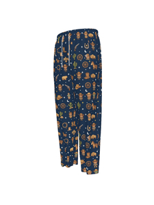 Pantalones de Pijama de Franela con Forro de Peluche para Mujer, Ropa de Dormir Cálida para Invierno - Product Image 4