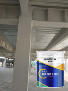 สีอะคริลิคทนไฟสารหน่วงไฟเคลือบของเหลวกันไฟสำหรับโครงสร้างคอนกรีตไม้เหล็ก - Product Image 3
