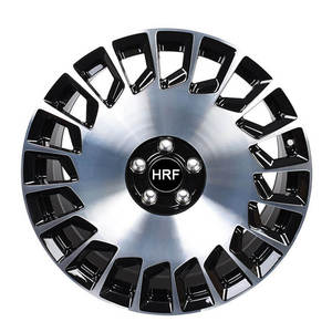 Rines HRF Forged Black Machine Face de 21 y 22 Pulgadas para Auto, 5x112 para <span class=keywords><strong>Mercedes</strong></span> W221 W222 W223 <span class=keywords><strong>Clase</strong></span> <span class=keywords><strong>S</strong></span> - Product Image 1