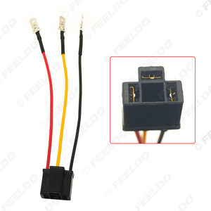 Cable de enchufe hembra <span class=keywords><strong>H4</strong></span> 9003 de 3 pines para coche, para faro halógeno, bombillas LED automáticas, adaptador de soporte de conector Pigtail - Product Image 2