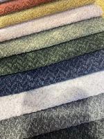 Tissu uni CHENXIN CX191 100% polyester bouclé chenille jacquard tissé respirant poids moyen 300g/m largeur 57/58 pouces pour canapés