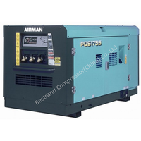 Compresseur d'air portatif de vis de moteur diesel d'aviateur de Yanmar pour le perçage utilisant PDS175S-6D1 FAD 5m3/min au type de wagon 7bar