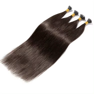 2024 vente chaude 100% vierge non traitée Itip Remy Extensions de cheveux fond épais tissage chaud cheveux à vendre - Product Image 3