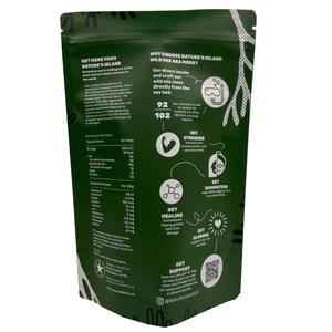 Sac à fermeture éclair, pochette en mylar anti-odeur, personnalisée, de rangement, mat, nouveau, - Product Image 5