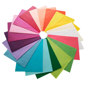 Papier de soie multicolore personnalisé pour sacs cadeaux, emballage cadeau, décorations pour <span class=keywords><strong>l</strong></span>'artisanat, fleurs, fête, pompons, bricolage - Product Image 2