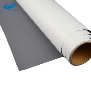 Material de bandeira de enchimento cinza funcional, tela eco solvente semi-brilhante impressão de jato de tinta