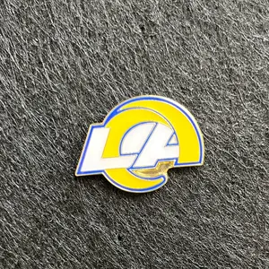 <span class=keywords><strong>Los</strong></span> <span class=keywords><strong>Angeles</strong></span> chargeurs Badge numérique imprimé métal broche broche sport thème bijoux pour pour épinglette fabricant NFLTeams Logo Offre Spéciale - Product Image 2