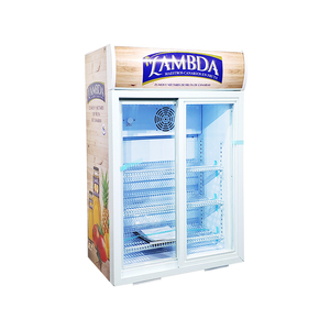 Meisda SC105L 105L Vitrina Refrigerada Comercial con Doble Puerta Corredera, Refrigerador Vertical de Exhibición - Product Image 5
