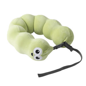 หมอนรองคอรูปตัว U ลายการ์ตูนธีมงู พกพาสะดวก พับได้ ใช้สำหรับเดินทางบนเครื่องบิน งีบหลับในออฟฟิศ ลายสัตว์ - Product Image 2