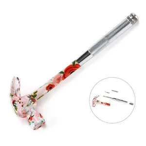 6 in 1 multi flat head screwdriver nail puller claw hammer anti-corrosion anti-rust flower floral hammer