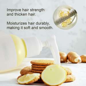 Champú de Cúrcuma 200ml Nutritivo para el Crecimiento del Cabello, Uso Diario, Cabello Seco y Encrespado - Product Image 2