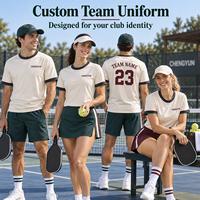 Maillot de club rétro personnalisé pour pickleball – Tenue de performance pour équipe – OEM