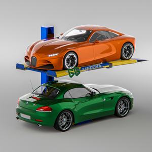 Lift parkir mobil satu kolom kualitas tinggi, untuk garasi Rumah & Stacker otomatis sistem Level ganda untuk 2 kendaraan - Product Image 2