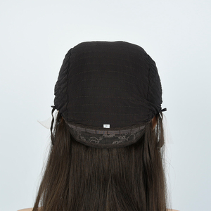 Venta al por mayor de fábrica: Peluca Sheitel de cabello humano ruso 100%, con encaje frontal, capas microfinas, color natural, atada a mano para mujeres judías. - Product Image 4