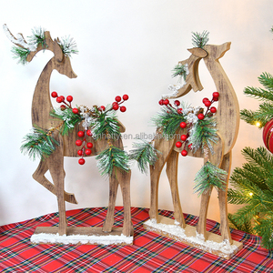 Handmade Creative Xmas <b>Wooden</b> House Design Eco-Friendly Reusable Durable Customized Size Factory Garden <b>Stakes</b> Christmas - Product Image 6