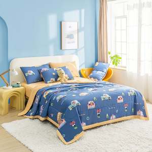 Super Soft and <b>Warm</b> Crib Polyester <b>Blanket</b> Summer Thin Cotton Cooler Quilt - Product Image 1