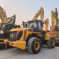China Radlader LiuGong CLG856H Baumaschinen 856 862H Frontlader für Steinbruch und Sandplatz