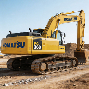 Excavadora de cadenas Komatsu PC360 usada, en estado original, pocas horas de trabajo, rentable, con abundantes repuestos en stock. - Product Image 4