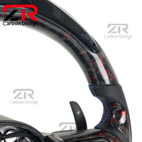 Volant sport en carbone forgé LED RPM pour BMW F10 F20 F30 E90 F21 F22 E46 F82 F90 E90 E60 E92