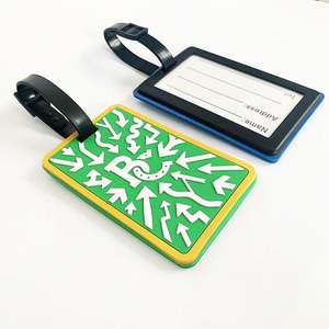 Etiqueta de Equipaje de Silicona de PVC Suave Personalizada con Logotipo, Impermeable, para Viajes, 2022OEM - Product Image 1