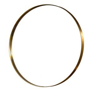 Vente en gros de meubles de salon de chambre à coucher personnalisés décoration murale grand miroir circulaire doré <span class=keywords><strong>100cm</strong></span> 80cm 60cm miroir de salle de bain d'hôtel commande en gros - Product Image 1