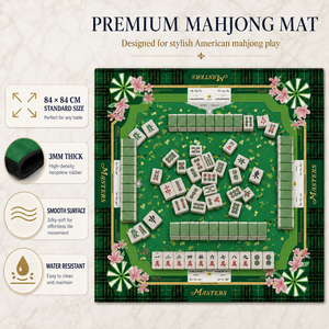 Moderne luxe waterdichte antislip op maat gemaakte Amerikaanse Mahjong mat stille poker speelmat opvouwbaar milieuvriendelijk draagbaar uniek - Product Image 3