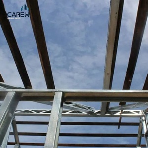 Fácil instalación espacio <span class=keywords><strong>de</strong></span> construcción <span class=keywords><strong>de</strong></span> marco <span class=keywords><strong>de</strong></span> acero ligero toldo techo truss - Product Image 2
