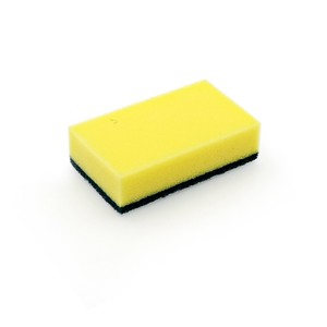 Paquete de 5 platos de cocina para lavar limpieza Nylon <span class=keywords><strong>verde</strong></span>/amarillo economía esponja <span class=keywords><strong>estropajo</strong></span> - Product Image 3