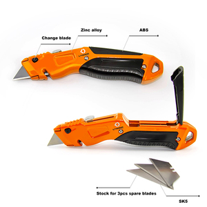 Cuchillo Raspador Multiusos Plegable de Acero Inoxidable, Cuchillo Multiusos Industrial Automático con Hoja Fija Plegable - Product Image 6