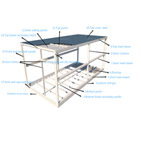 Maison en conteneur pliable de 20 pieds Maisons en conteneur portables préfabriquées de luxe