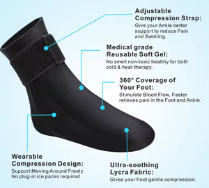 Calcetines de Terapia para Pies con Compresas de Hielo, Calcetines de Terapia de Frío, Calcetines de Gel de Hielo - Product Image 3