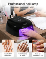 Lampe à ongles UV LED sans fil professionnelle pour manucure, lampe à ongles rechargeable pour le séchage rapide du vernis gel