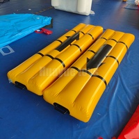 Vente en gros usine : Radeau gonflable de course d'équipe 2x0.8m en PVC, jouet de défi collectif pour activités sportives