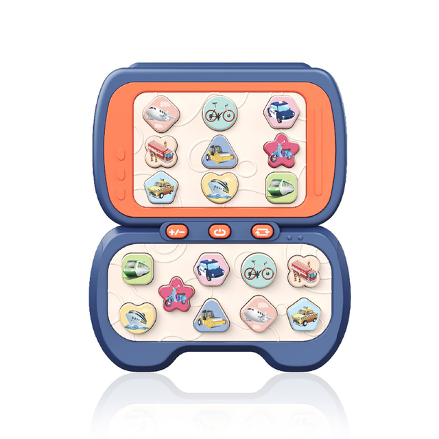 BGL Traffic Theme Electronic Memory Game Toy Fast Press Quick Push Plastic Finger Dancing Toys Light Music for Ages 2-4 Years