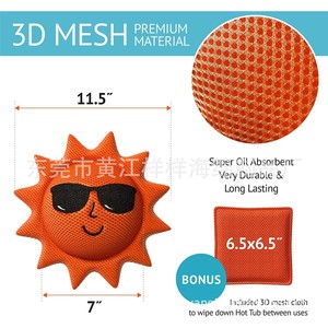 Turtle Shape Pu Sponge Pool Cleaner Oil Absorbent Bath Cleaning Tool High Efficiency - Product Image 4