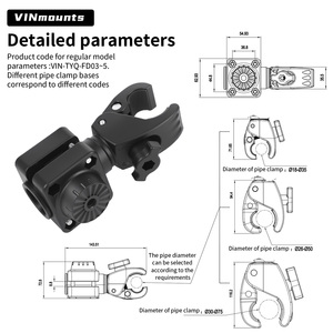 Support de fixation multi-scènes pour transducteur sonar en direct pour détecteur de poissons LOWRANCE ActiveTarget 2 VIN-TYQ-FD03-AT - Product Image 4