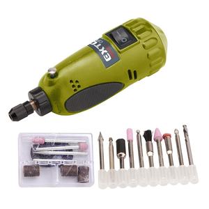 404121 EXTOL Craft Mini Taladro/<span class=keywords><strong>Amoladora</strong></span> Eléctrica de 22 Piezas con Superficies de Goma y Transformador en un Práctico Maletín de Plástico - Product Image 3